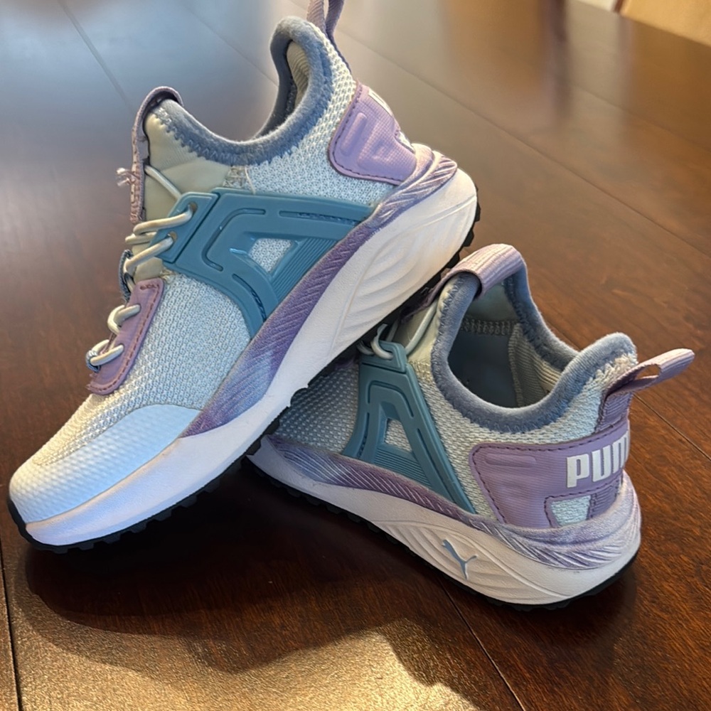 PUMA Kids' Blue and Purple Sneakers